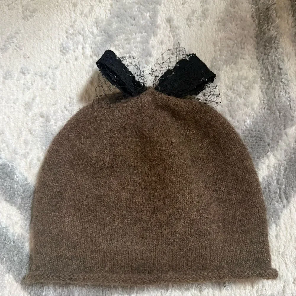 Hat Artist Dessiner Made in Italy Alpaca Wool Knit Beanie NWOT